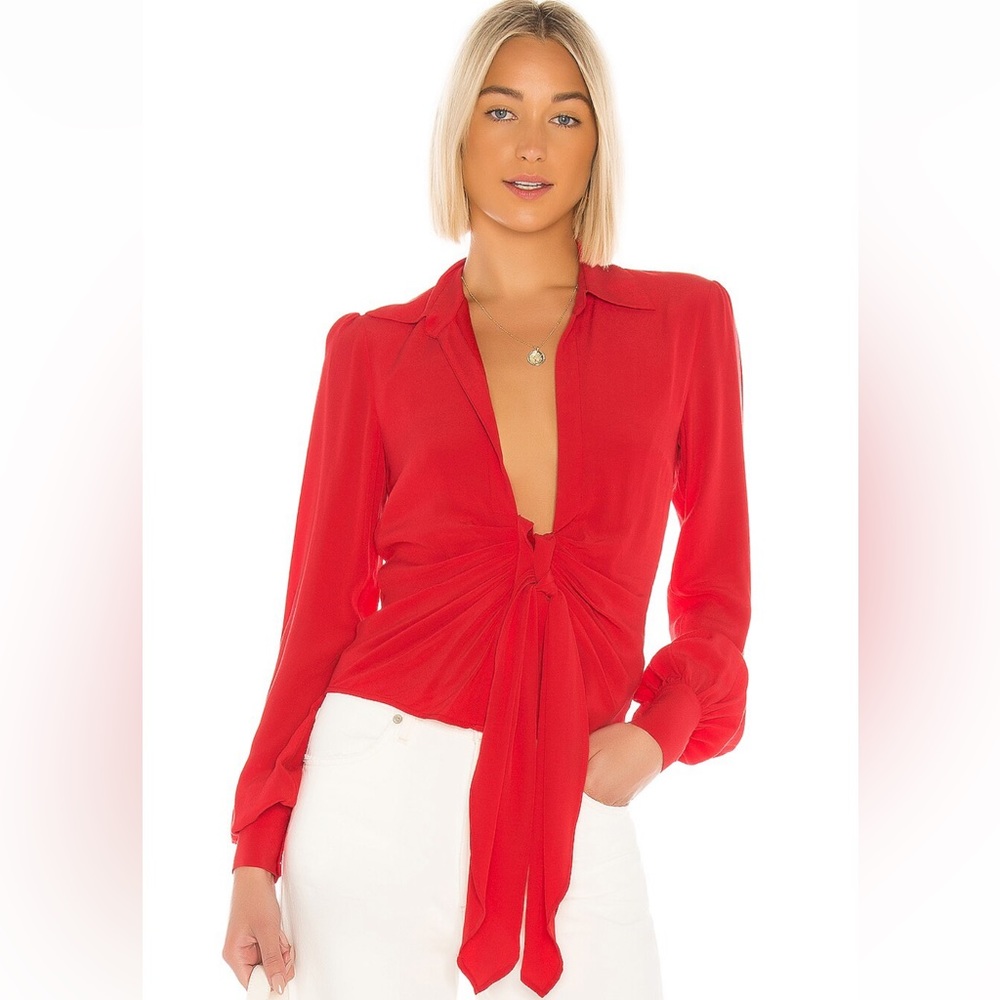 Lovers & Friends Oliver top in red